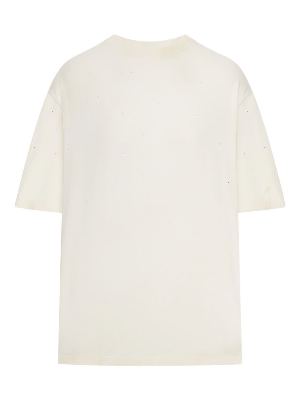 Golden Goose Women T-Shirt With All-Over Crystals GOLDEN GOOSE