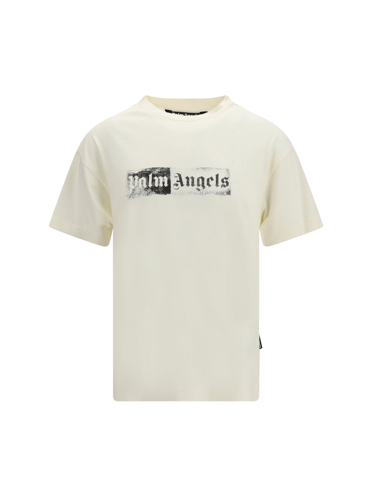 Palm Angels Men Stamp T-Shirt With Logo PALM ANGELS