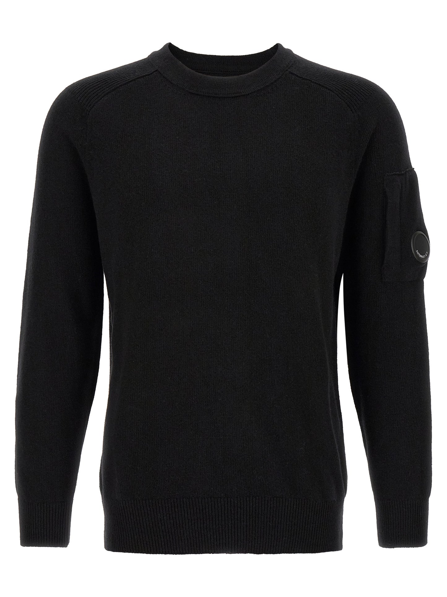 C.P. Company Men 'Lambswool Grs' Sweater With Lens Detail C.P. COMPANY