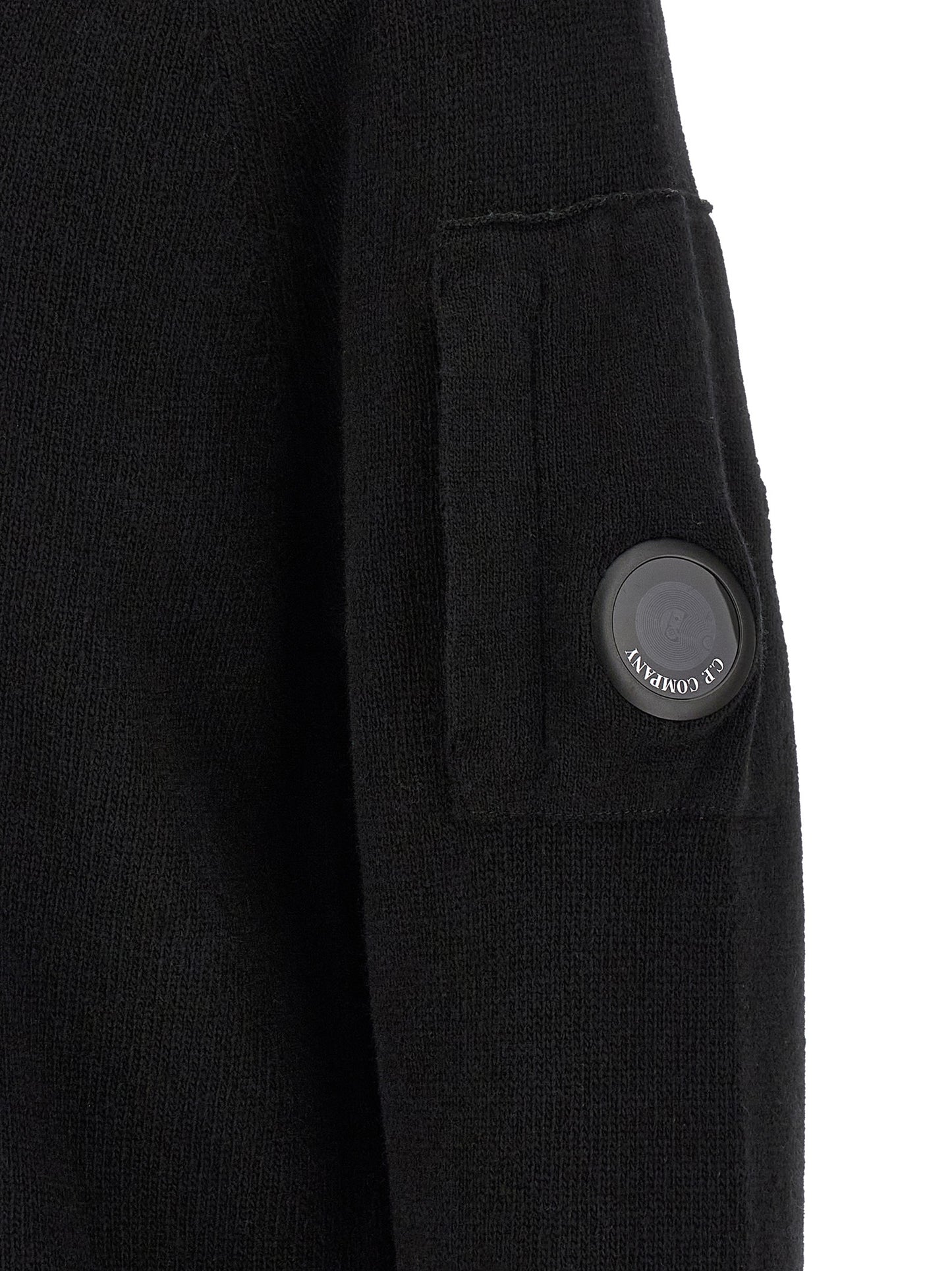 C.P. Company Men 'Lambswool Grs' Sweater With Lens Detail C.P. COMPANY