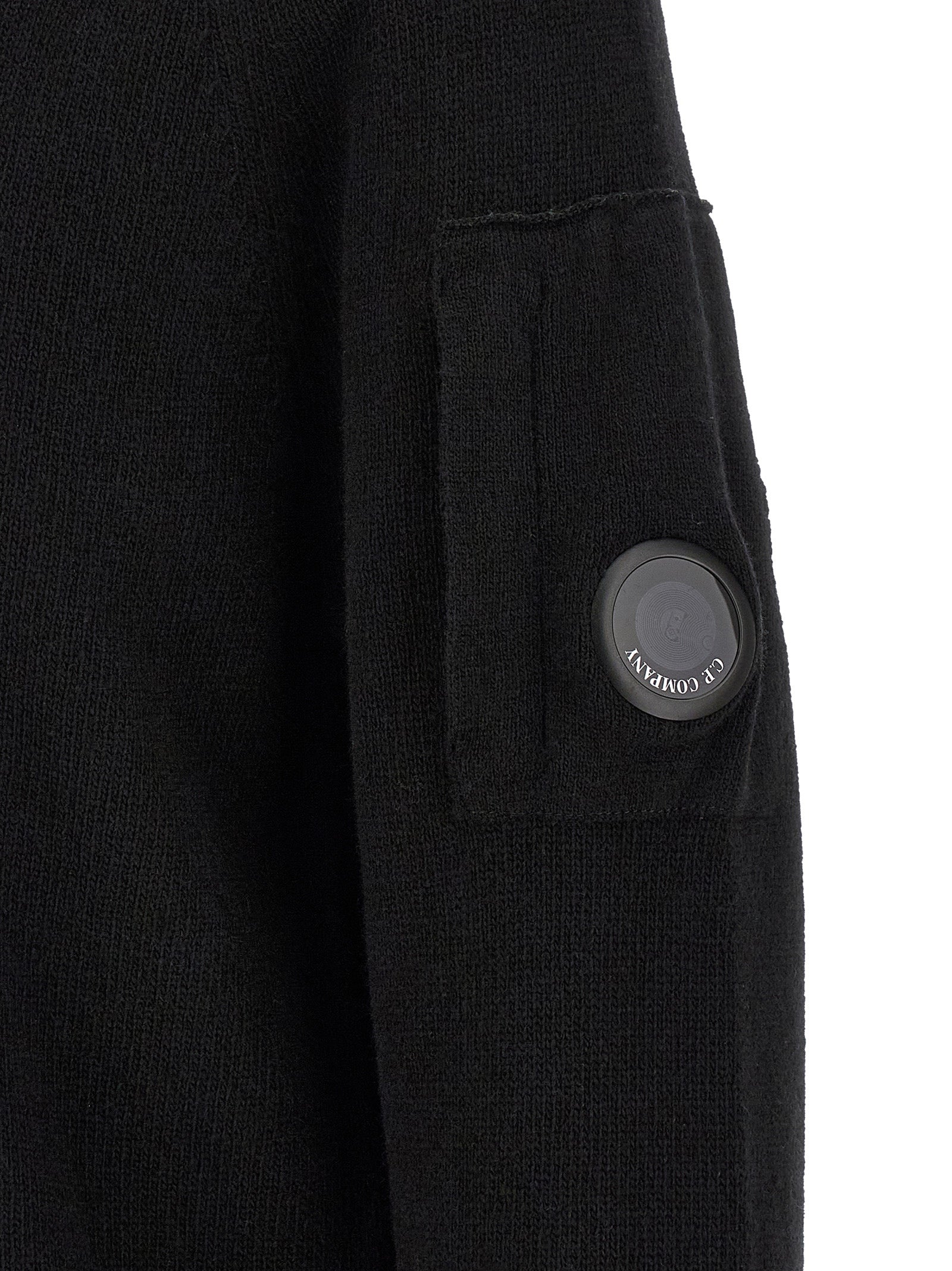 C.P. Company Men 'Lambswool Grs' Sweater With Lens Detail C.P. COMPANY