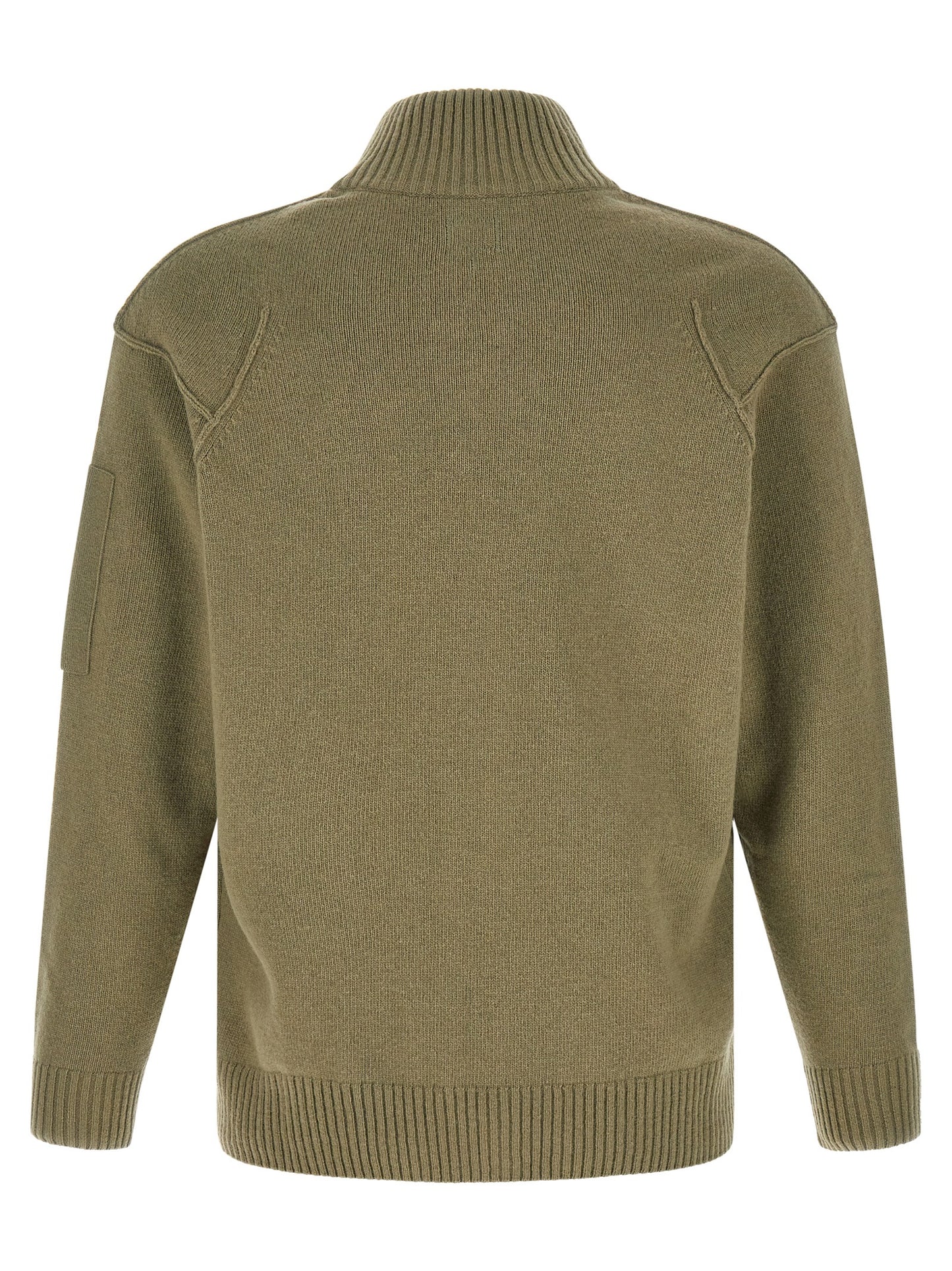 C.P. Company Men 'Lambswool Grs' Cardigan With Lens Detail C.P. COMPANY