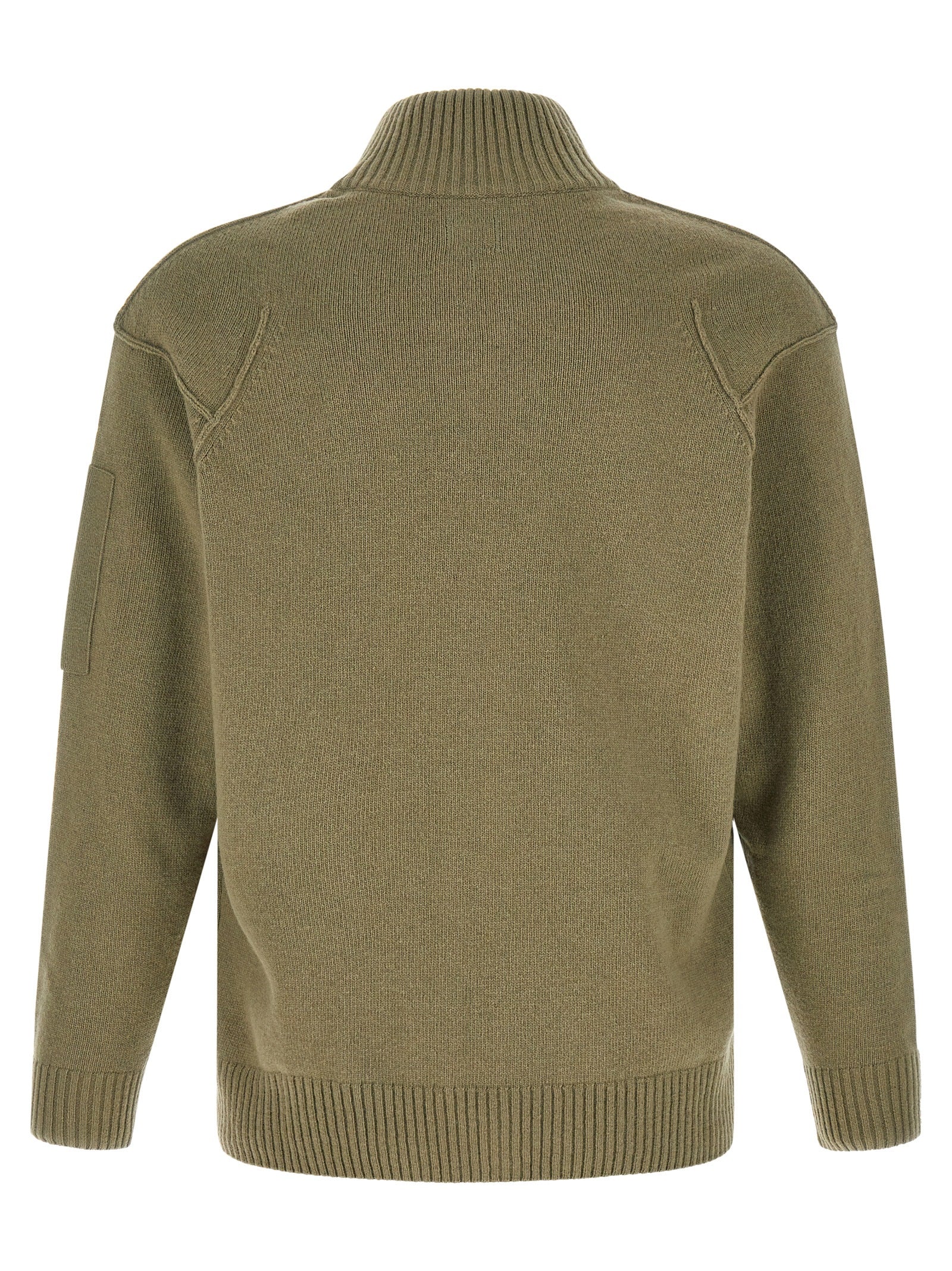 C.P. Company Men 'Lambswool Grs' Cardigan With Lens Detail C.P. COMPANY