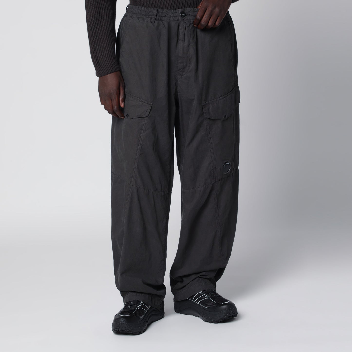 C.P. Company Dark Grey Cargo Trousers Men C.P. COMPANY