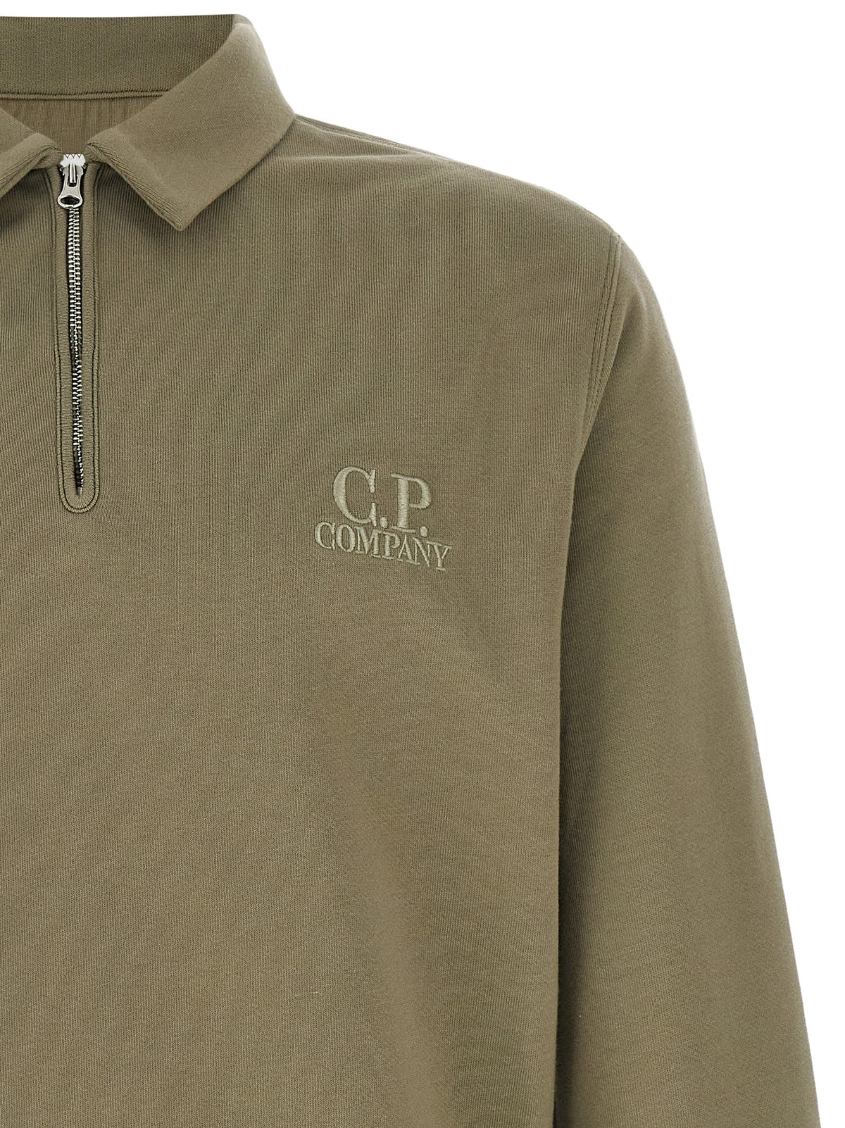 C.P. Company Men Grey Cotton Fleece Sweatshirt C.P. COMPANY