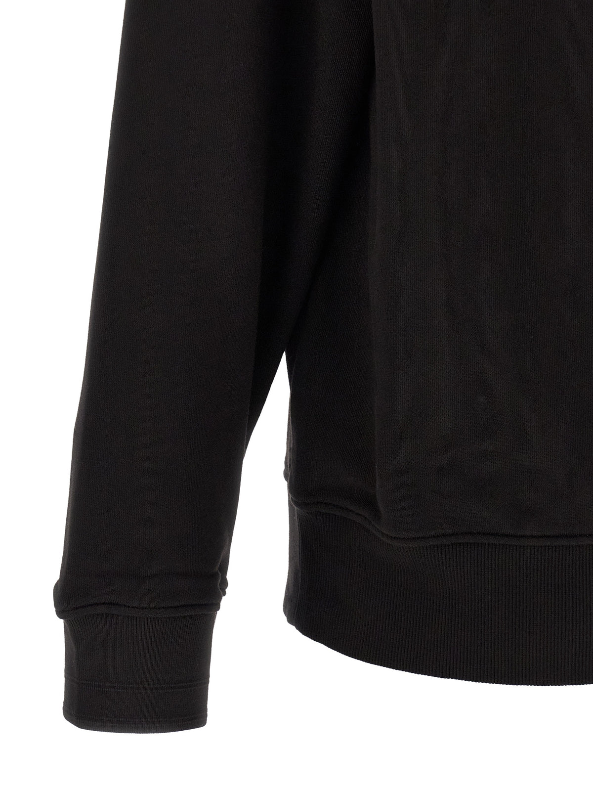 C.P. Company Men Black Cotton Fleece Sweatshirt C.P. COMPANY