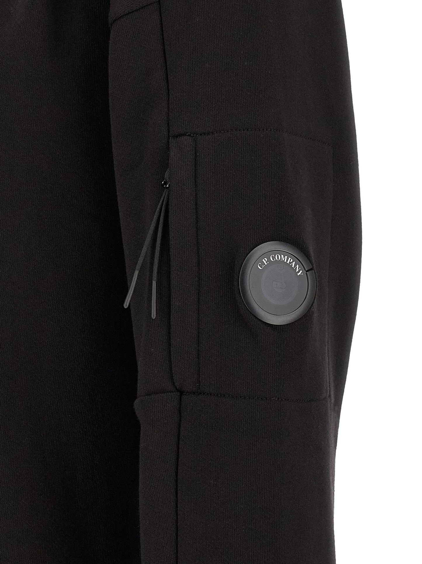 C.P. Company Men 'Diagonal Raised Fleece ' Sweatshirt And Lens Detail C.P. COMPANY