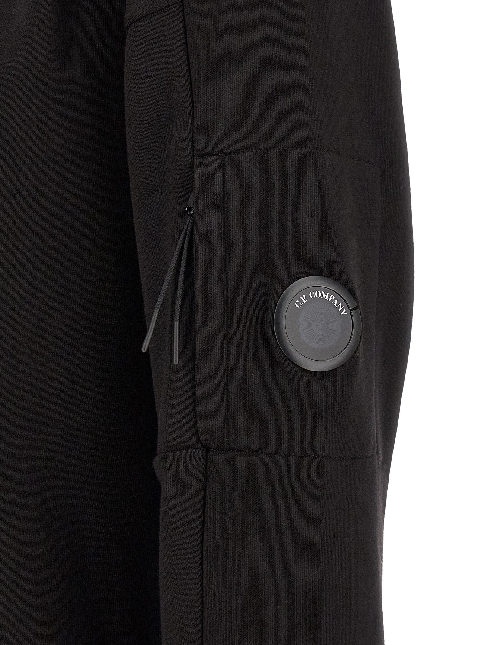 C.P. Company Men 'Diagonal Raised Fleece ' Sweatshirt And Lens Detail C.P. COMPANY