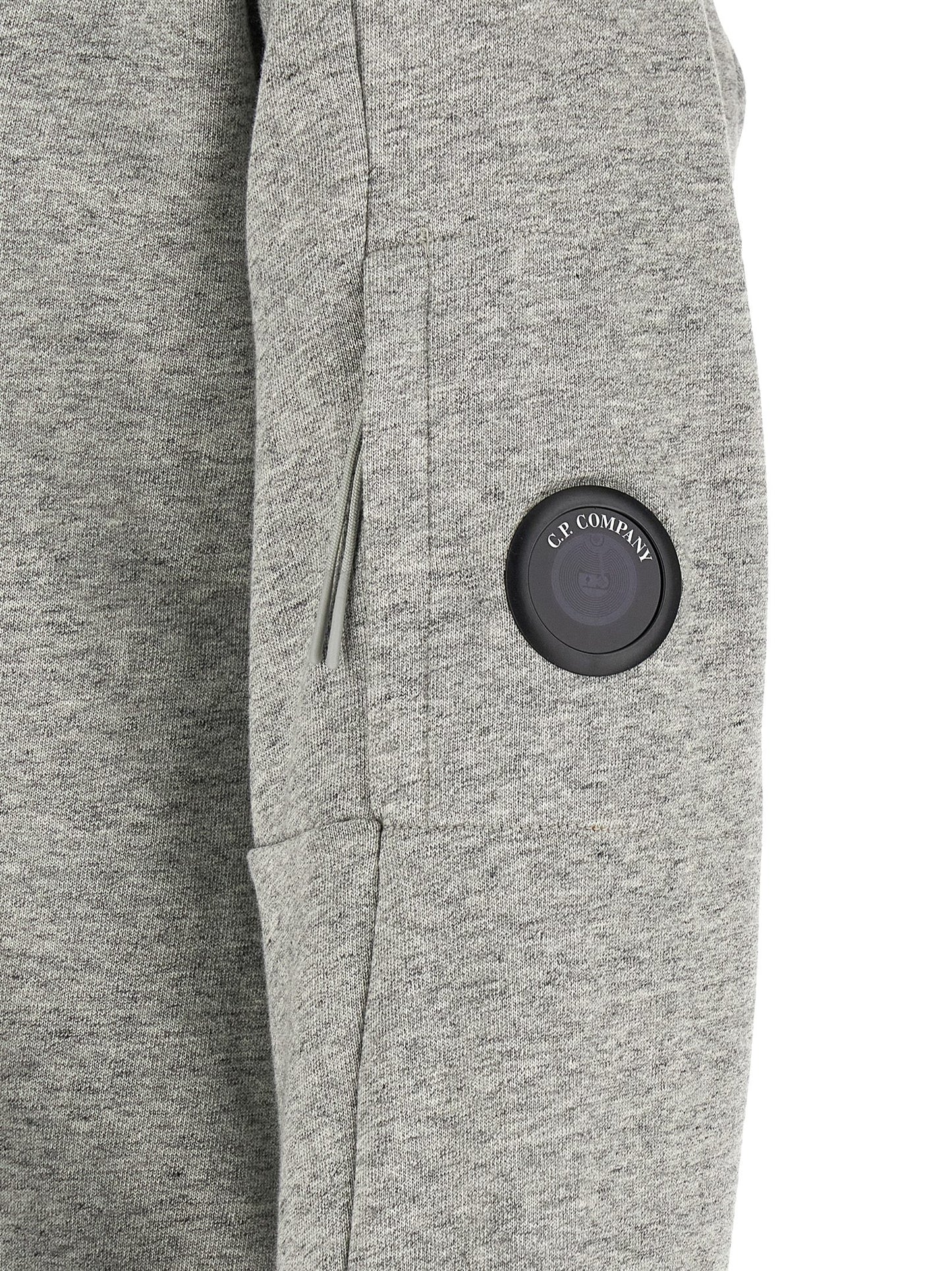 C.P. Company Men 'Diagonal Raised Fleece ' Sweatshirt And Lens Detail C.P. COMPANY
