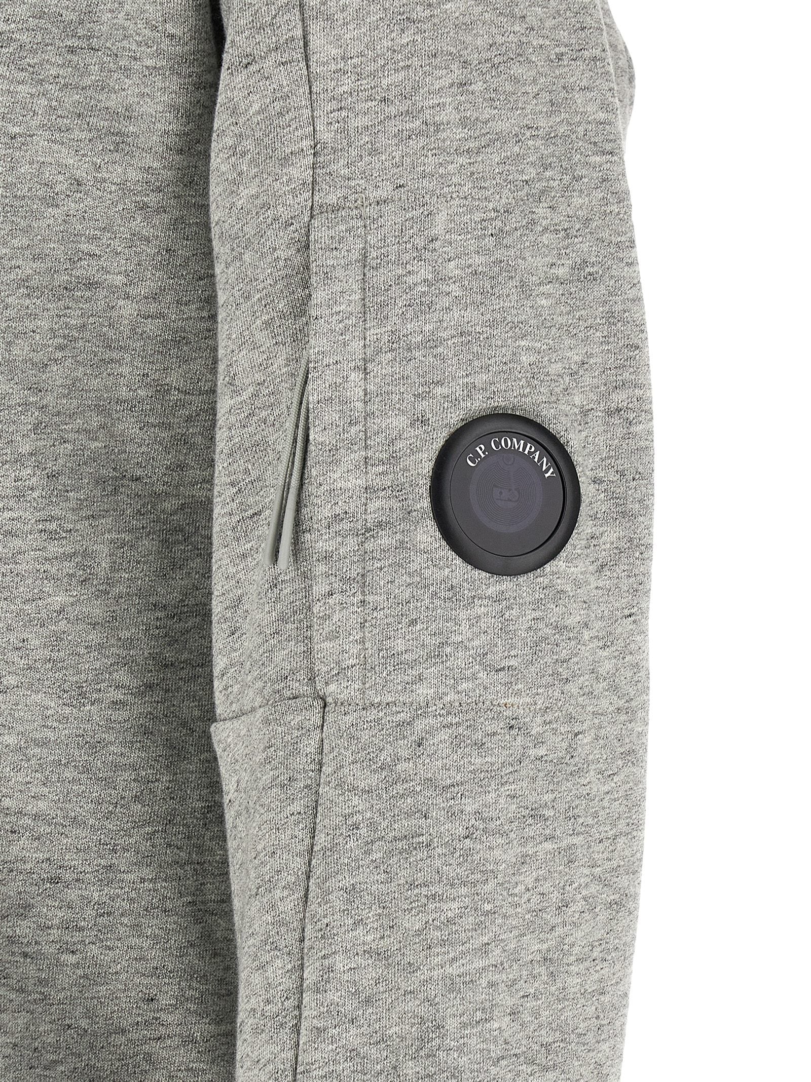 C.P. Company Men 'Diagonal Raised Fleece ' Sweatshirt And Lens Detail C.P. COMPANY