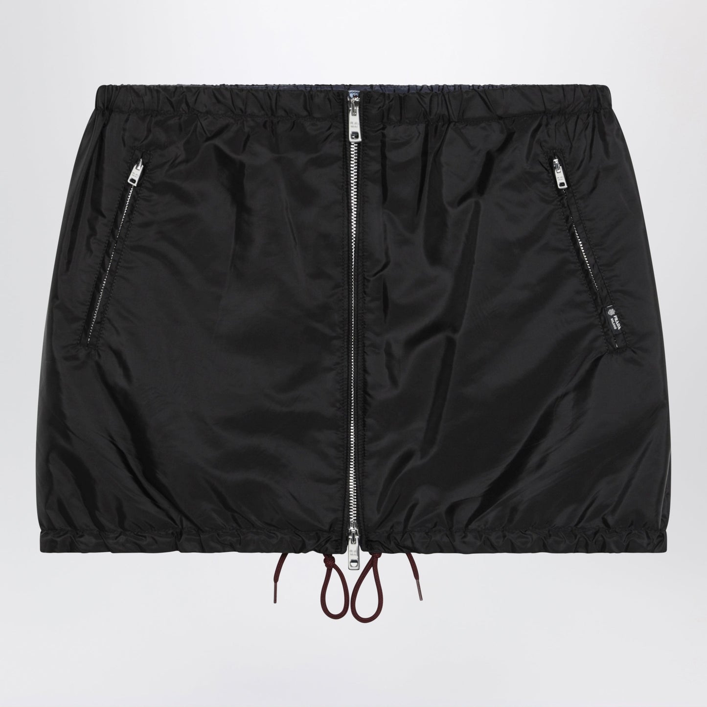 Prada Black Re-Nylon Mini Skirt Women PRADA