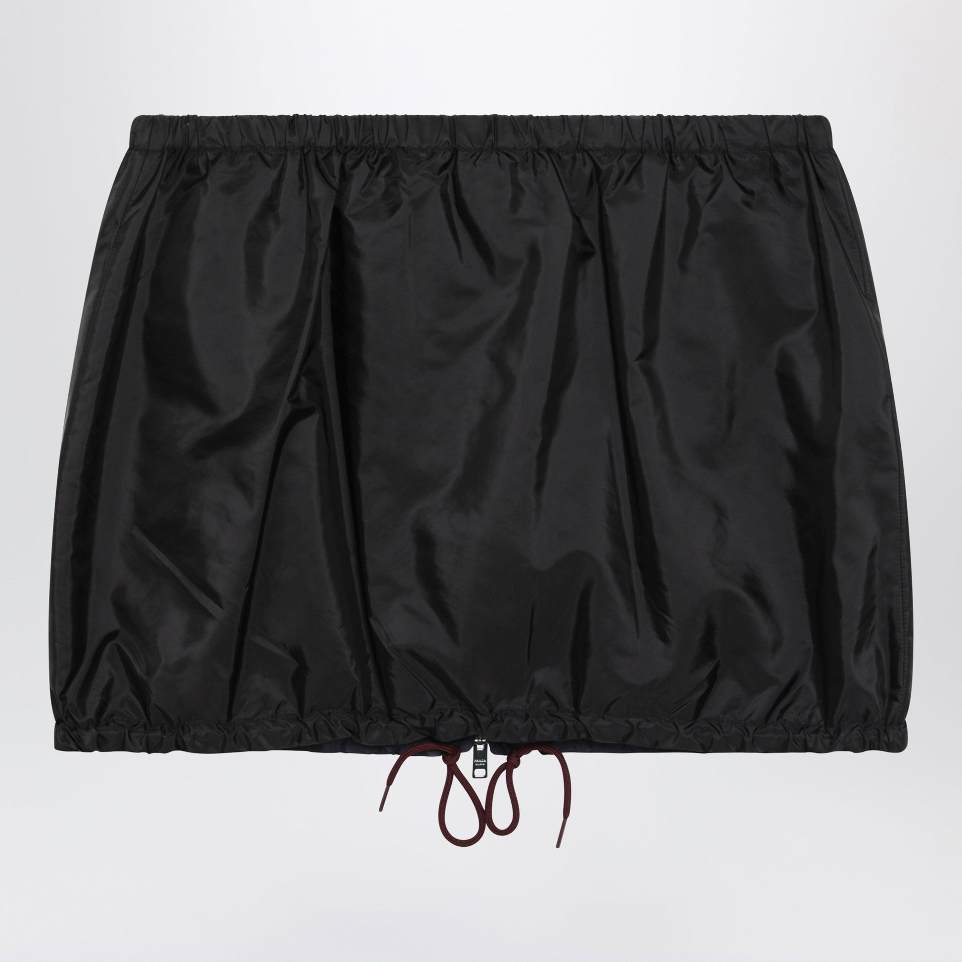 Prada Black Re-Nylon Mini Skirt Women PRADA