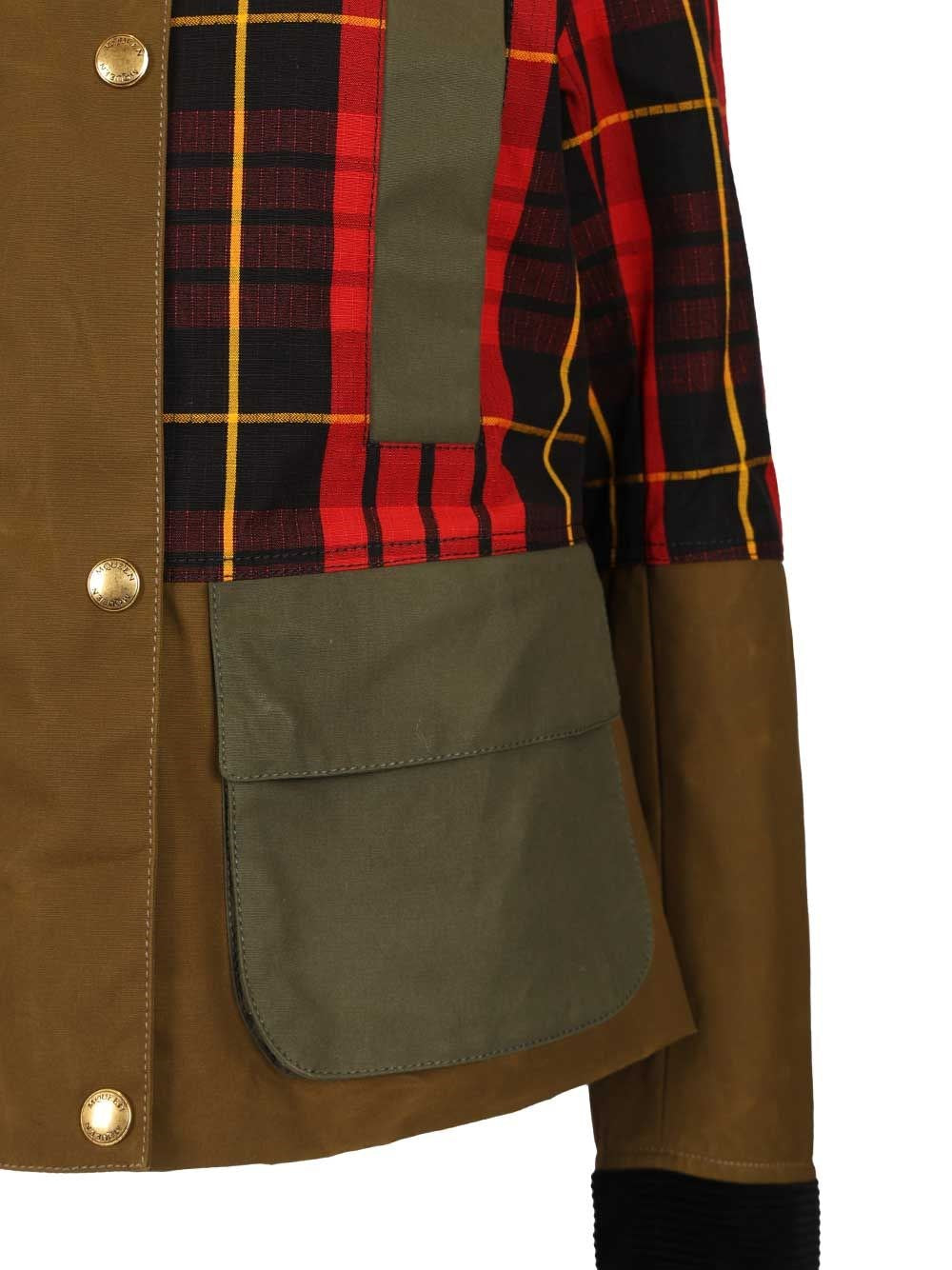 Mcqueen Women Tartan Ripstop Jacket ALEXANDER MCQUEEN