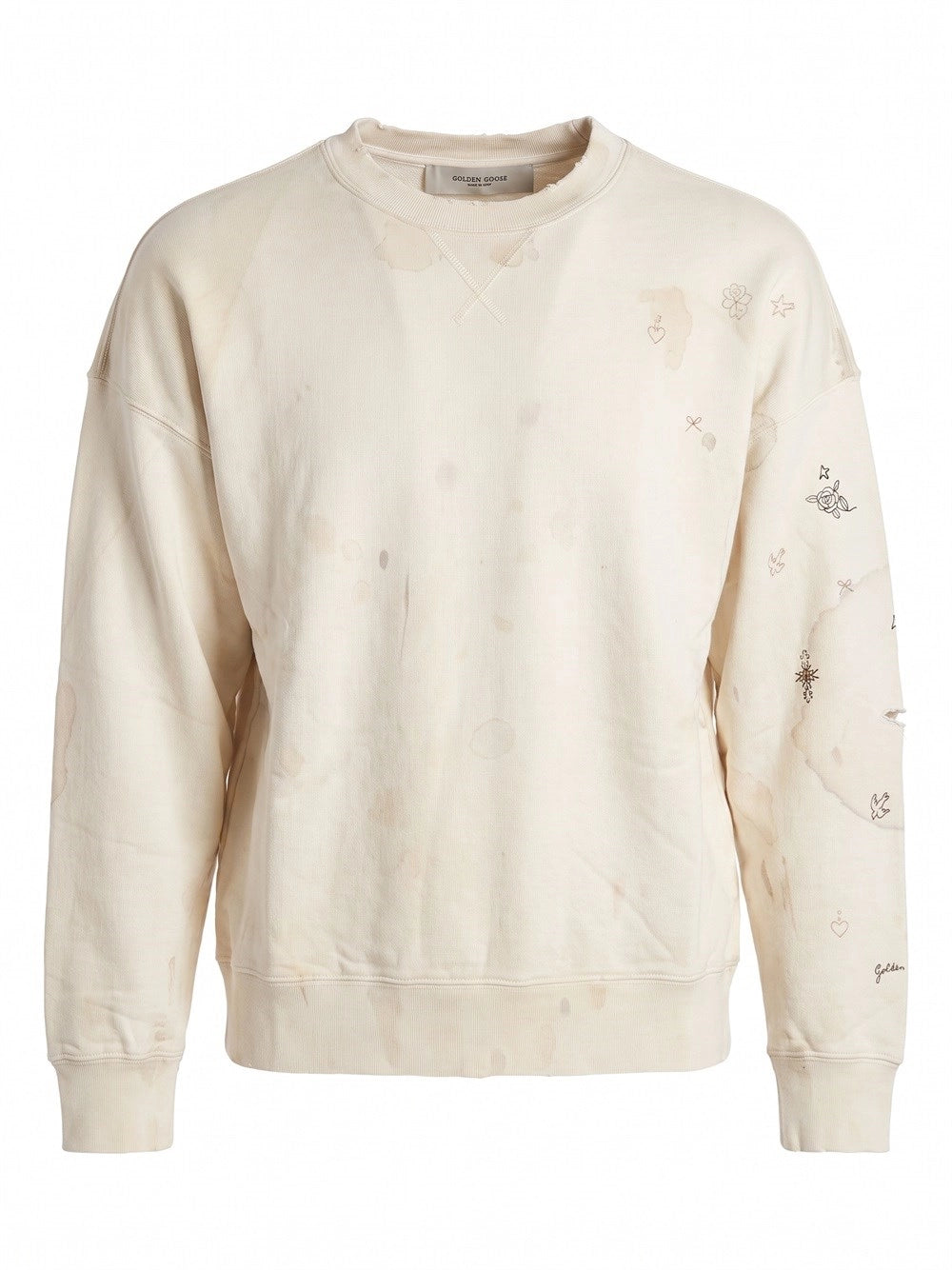 Golden Goose Men Vintage Treatment Sweatshirt GOLDEN GOOSE