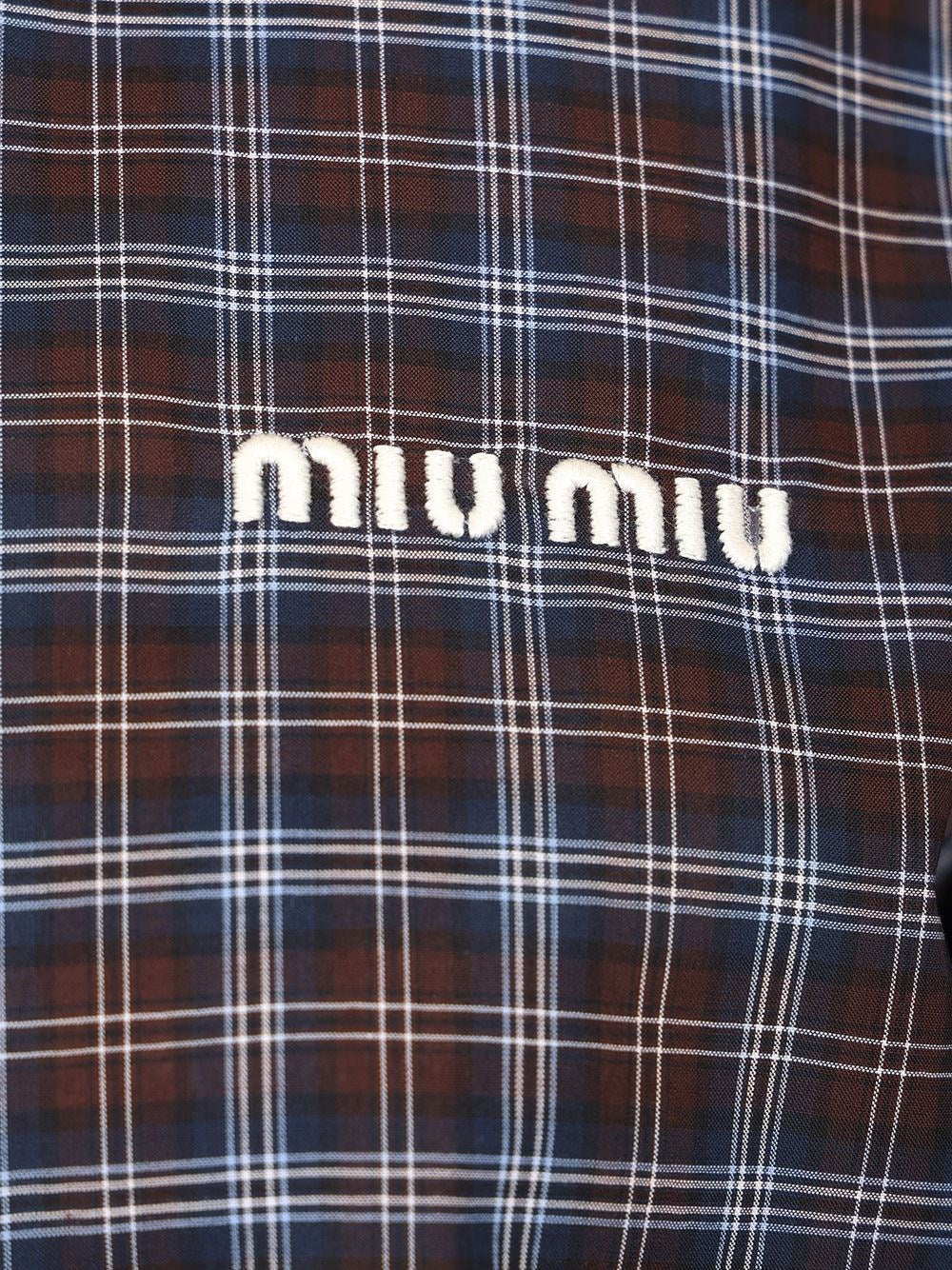 Miu Miu Women Tartan Shirt MIU MIU