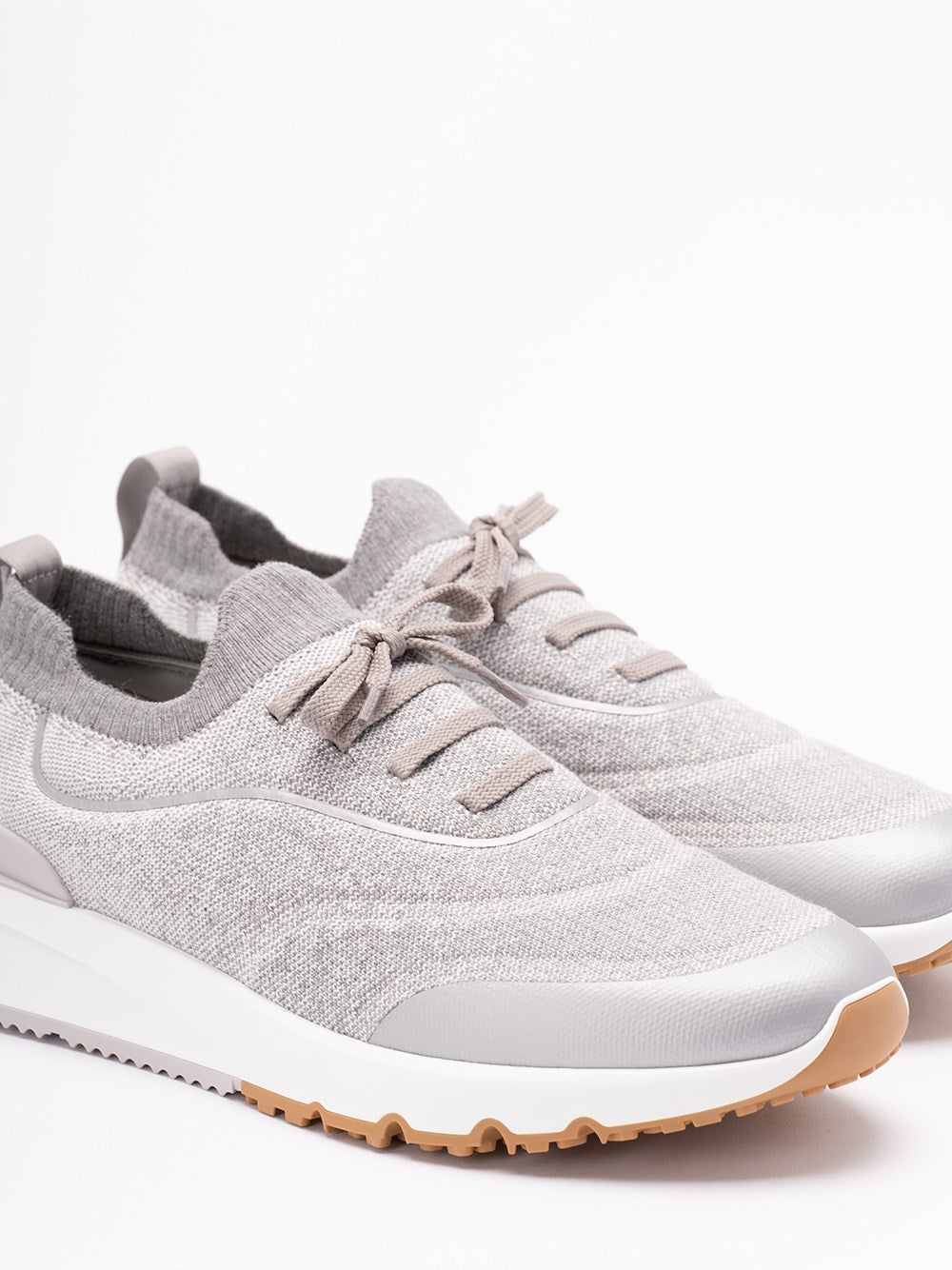 Brunello Cucinelli Men Techno Cotton Knit Sneakers BRUNELLO CUCINELLI
