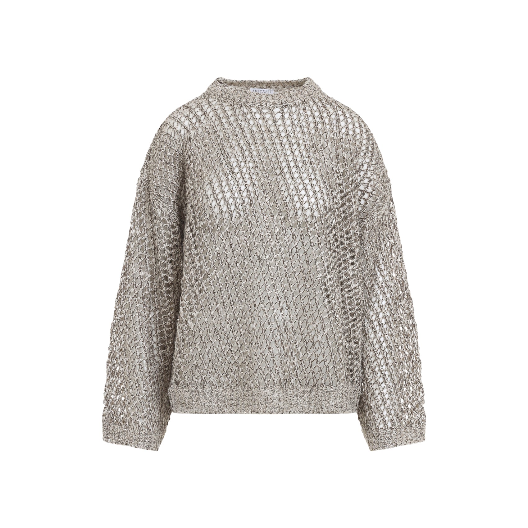Brunello Cucinelli Fish-Net Sweater Women BRUNELLO CUCINELLI