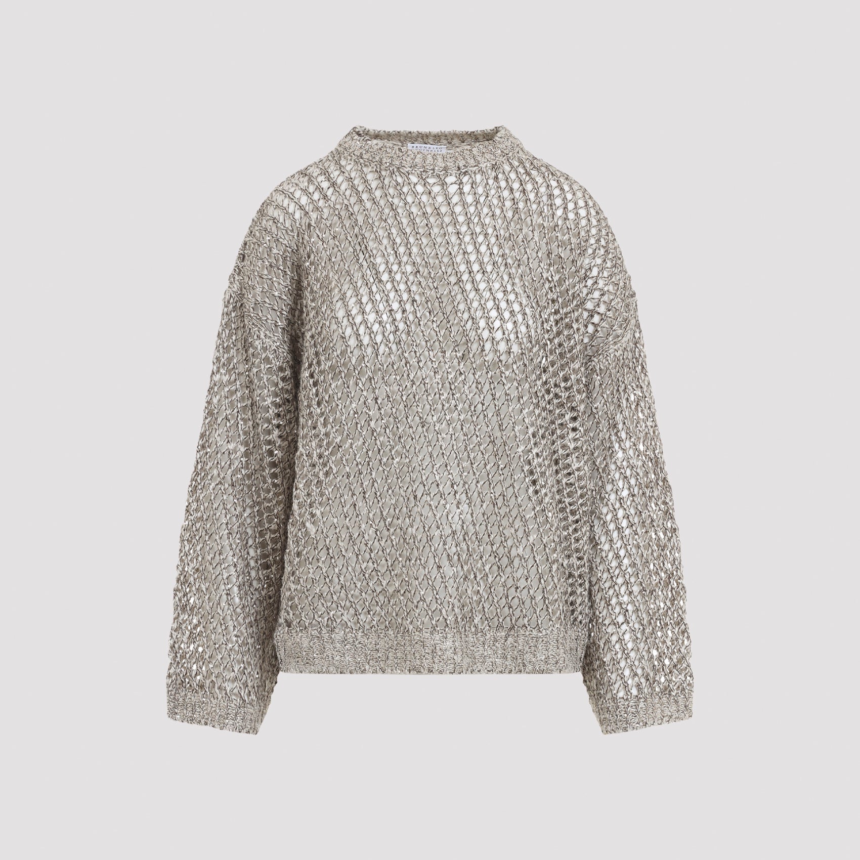 Brunello Cucinelli Fish-Net Sweater Women BRUNELLO CUCINELLI