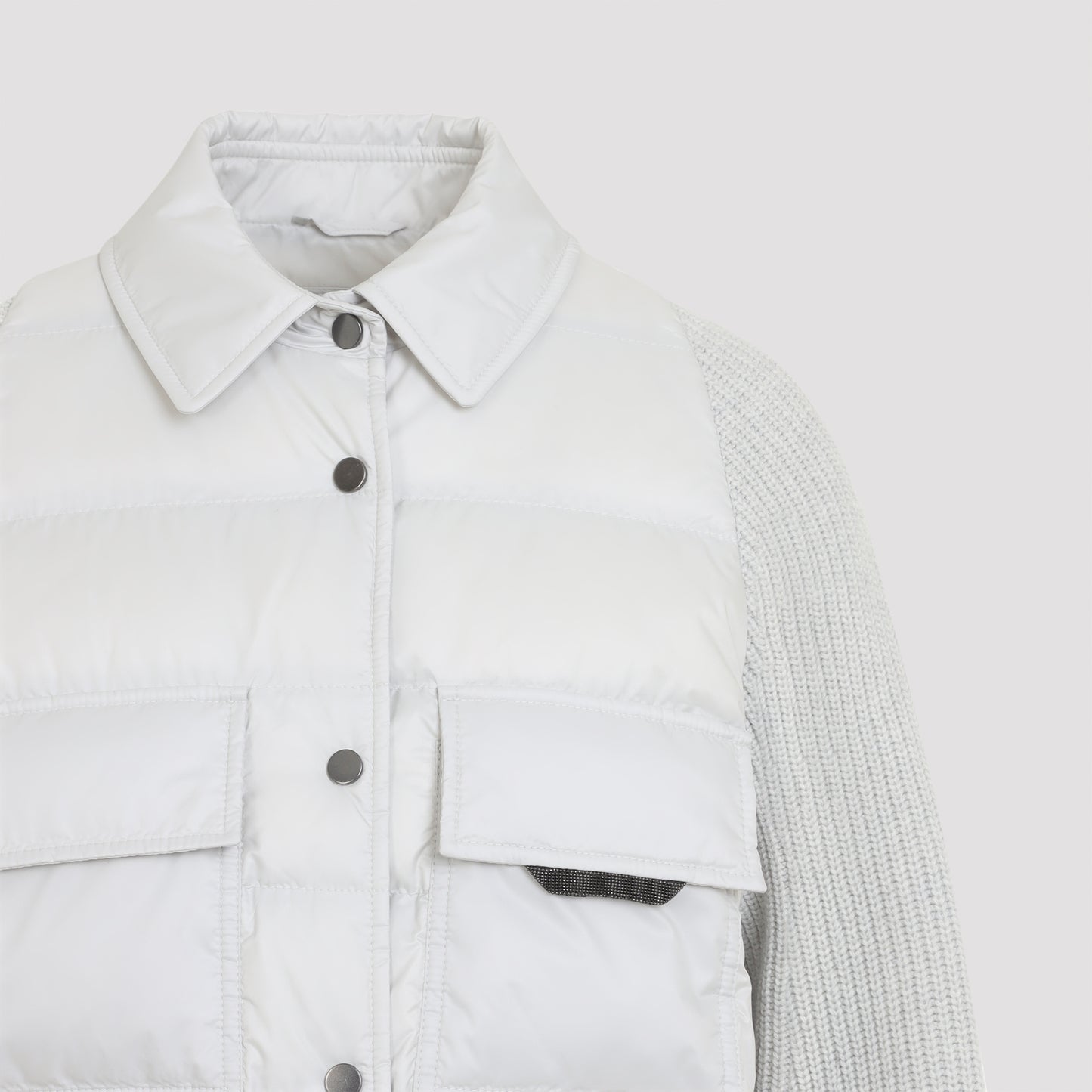 Brunello Cucinelli Hybrid Padded Jacket Women BRUNELLO CUCINELLI