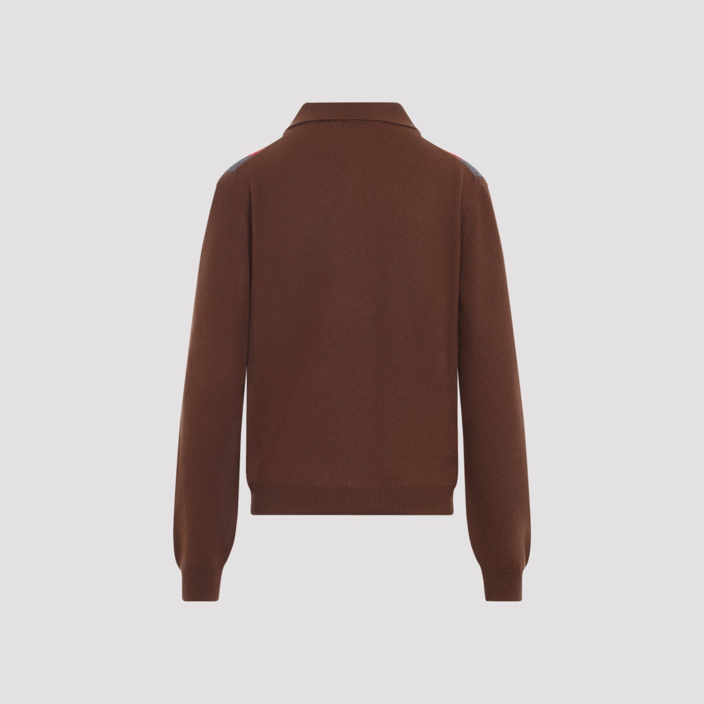 Prada Argyle Knit Polo Sweater Women PRADA