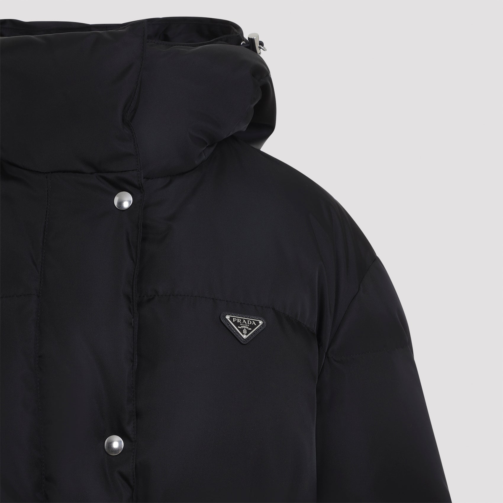 Prada Belted Down Coat Women PRADA