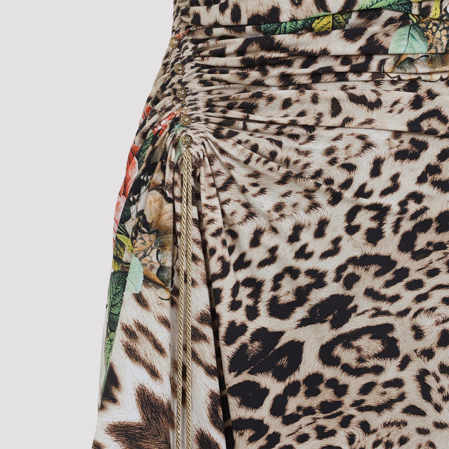 Roberto Cavalli Jaguar Roses Mini Dress Women ROBERTO CAVALLI