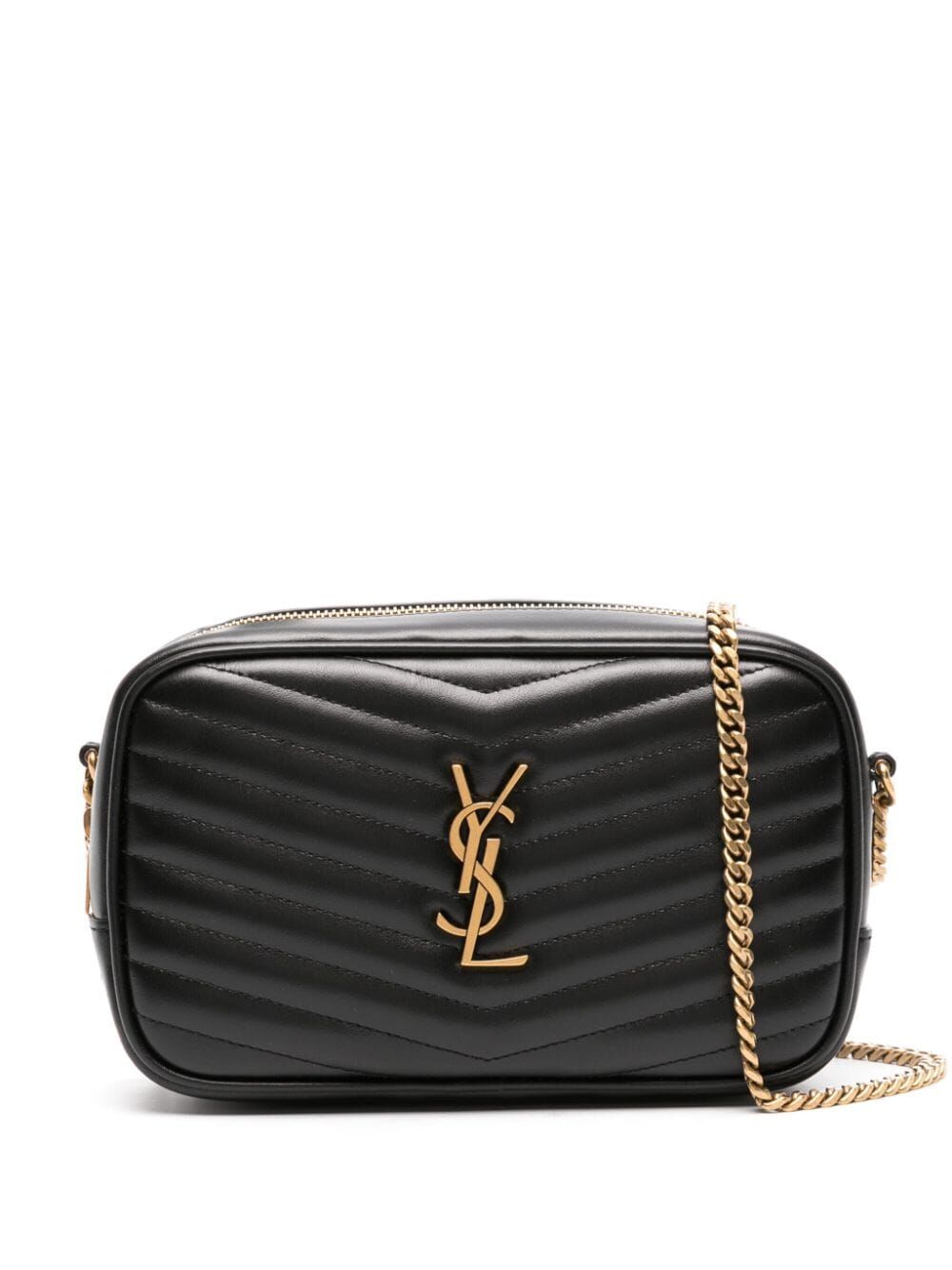 Saint Laurent Women Mini Lou In Quilted Leather SAINT LAURENT