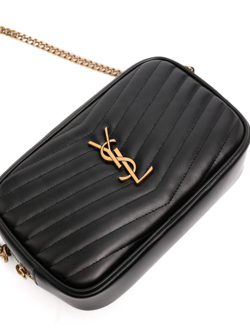 Saint Laurent Women Mini Lou In Quilted Leather SAINT LAURENT