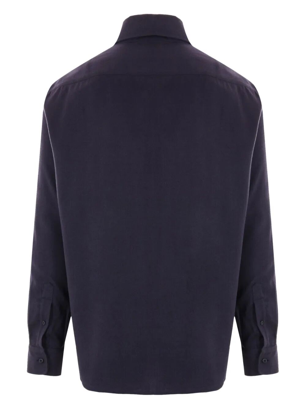 Brunello Cucinelli Men Herringbone Cotton Blend Shirt BRUNELLO CUCINELLI