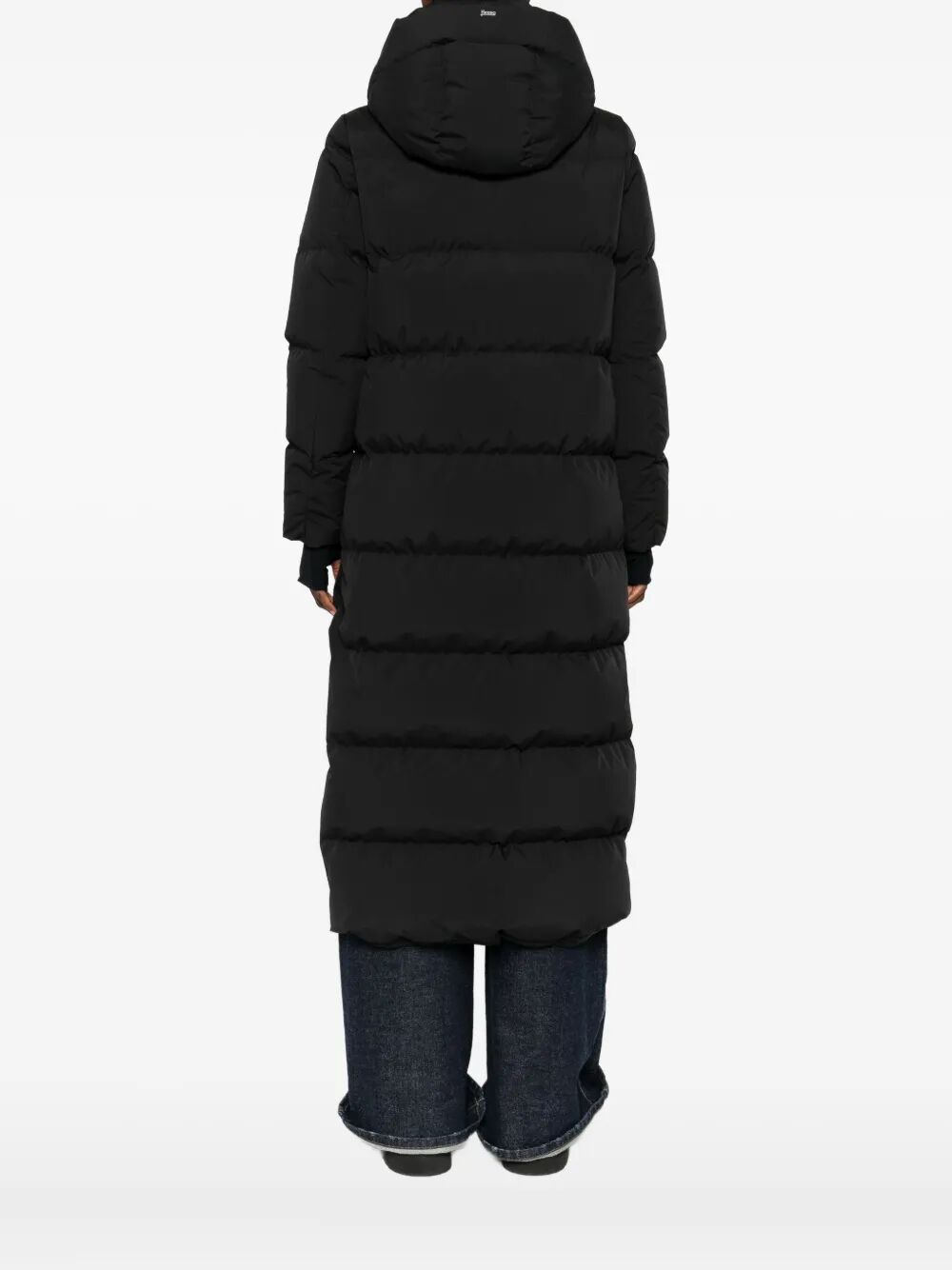 Herno Women 2Layers Hooded Long Down Jacket HERNO