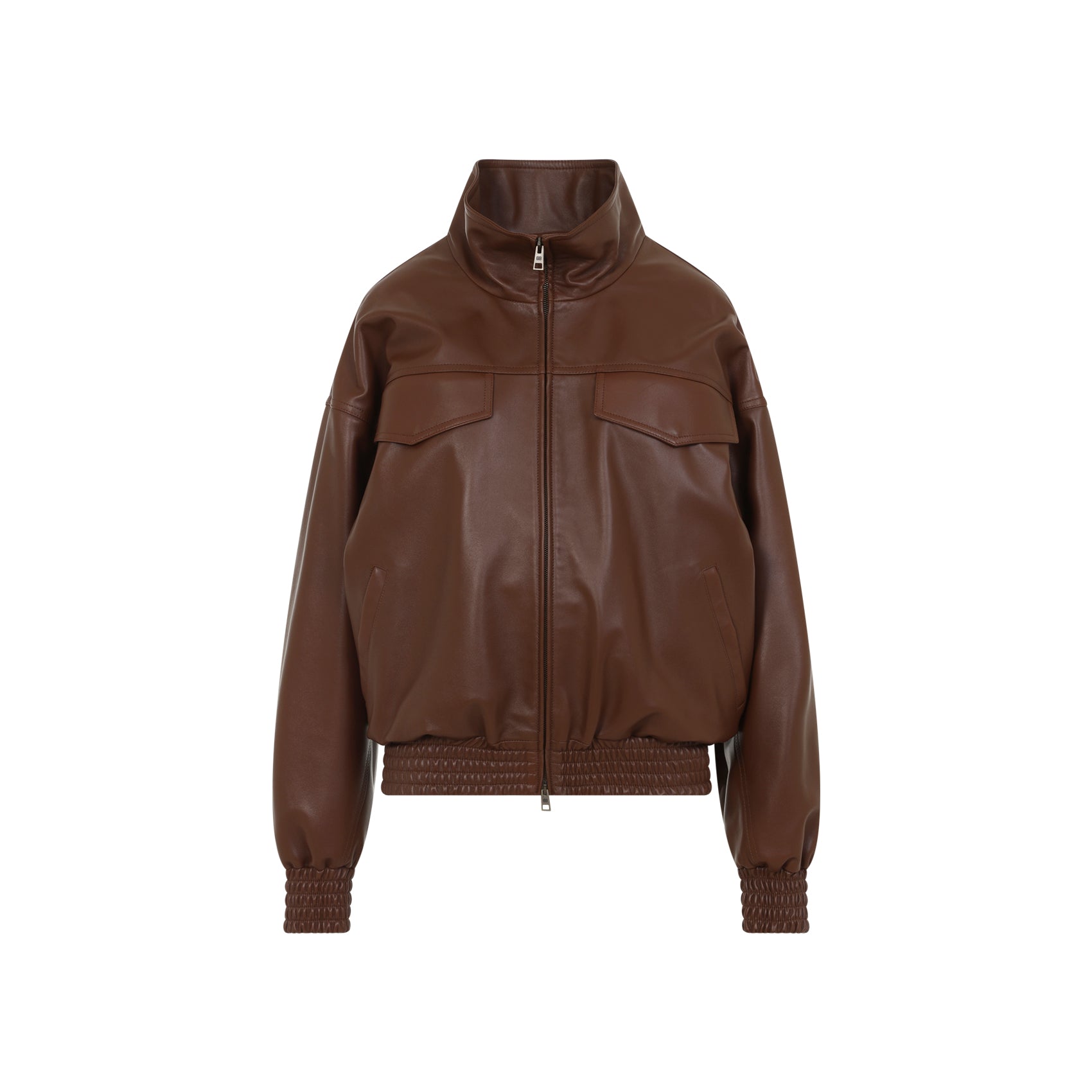Balenciaga High Collar Blouson Women BALENCIAGA