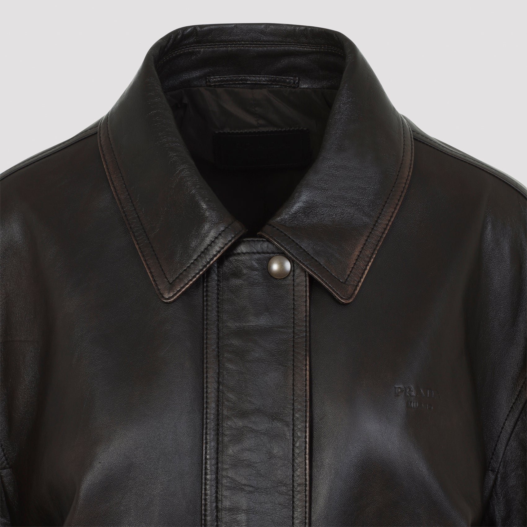 Prada Leather Jacket Women PRADA
