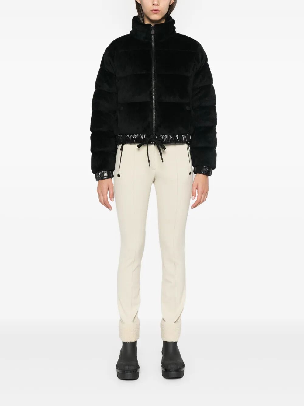 Moncler Women Grenoble Stretch Twill Trousers MONCLER