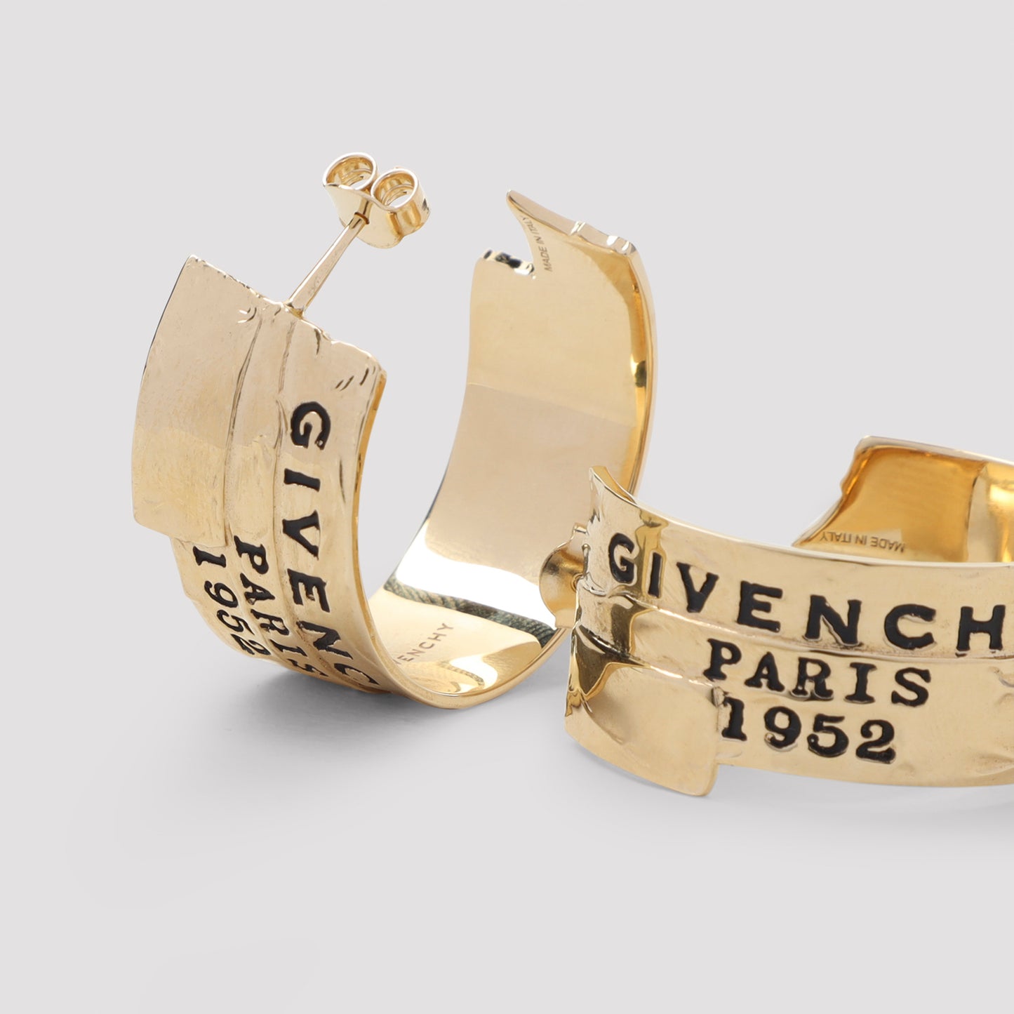 Givenchy Tape Hoops Earrings Women GIVENCHY