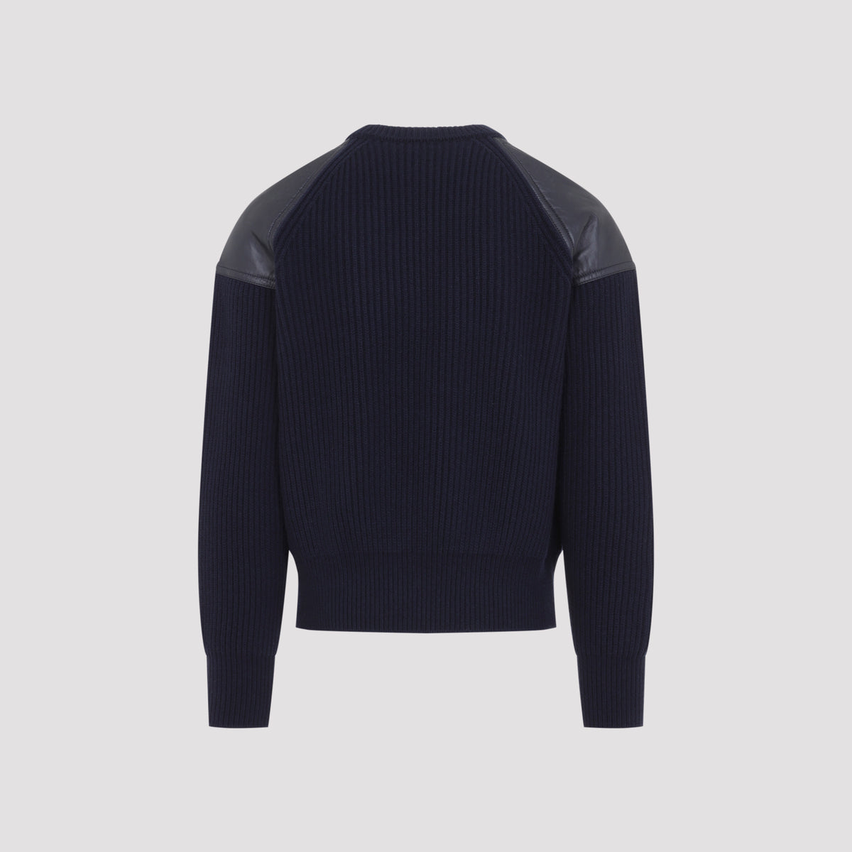 Bottega Veneta Patch Leather Sweater Men BOTTEGA VENETA