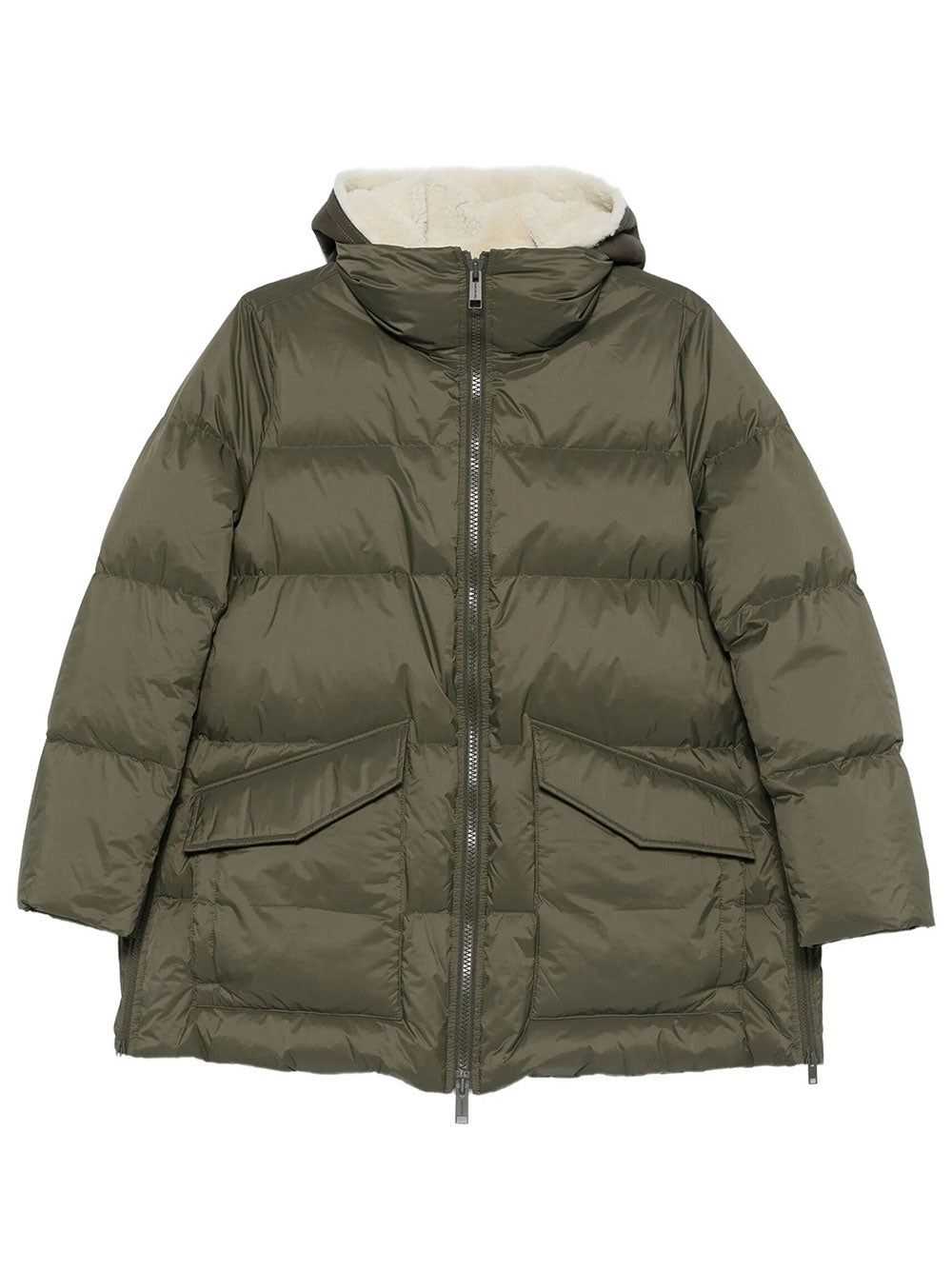 Yves Salomon Women Piumino Corto Con Fodera In Shearling Di Agnello YVES SALOMON