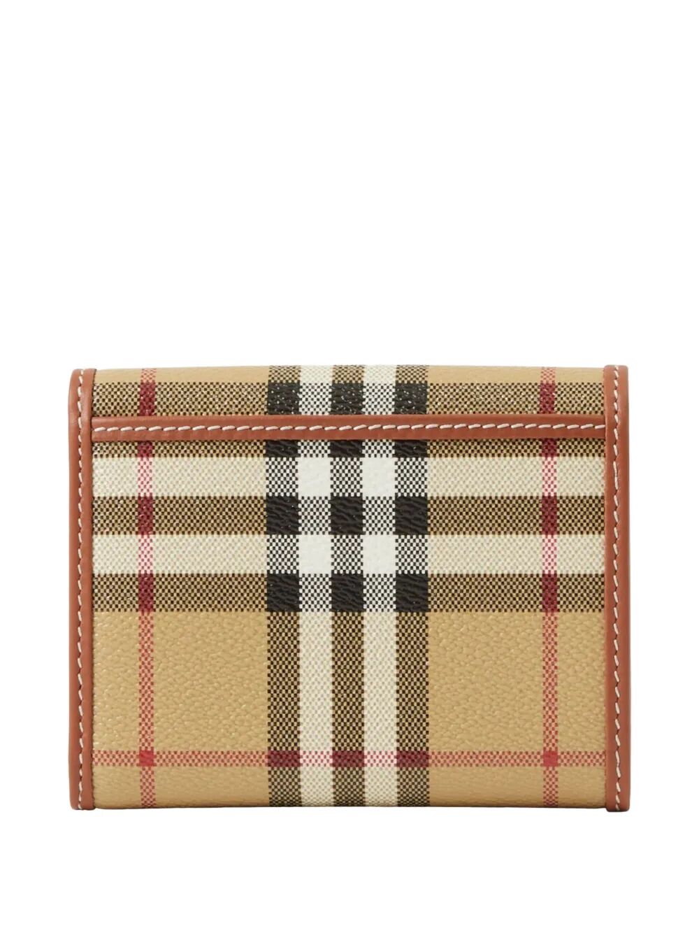 Burberry Women Lancaster Small Check Tri-Fold Wallet BURBERRY