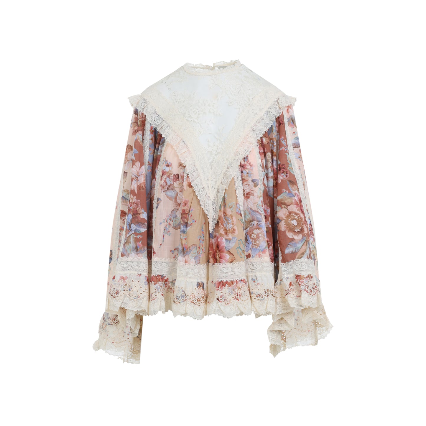 Zimmermann Awaken Lace Trim Blouse Women ZIMMERMANN