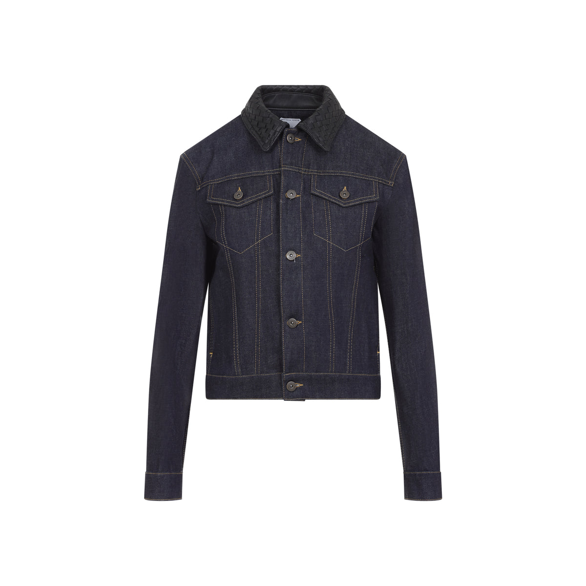 Bottega Veneta Raw Indigo Denim Jacket Women BOTTEGA VENETA