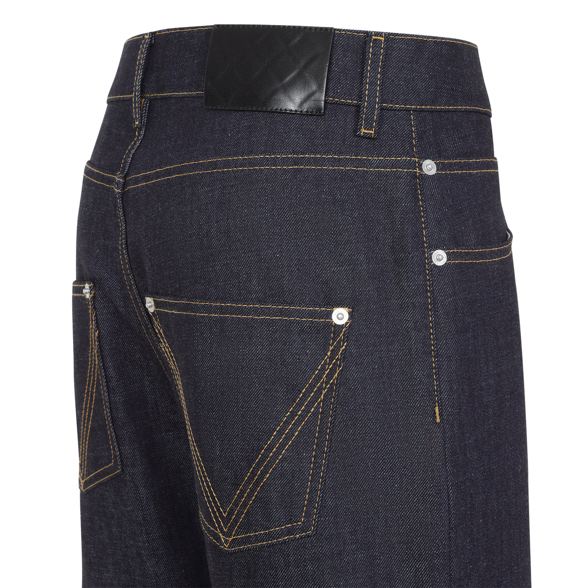 Bottega Veneta Raw Indigo Straight Denim Women BOTTEGA VENETA