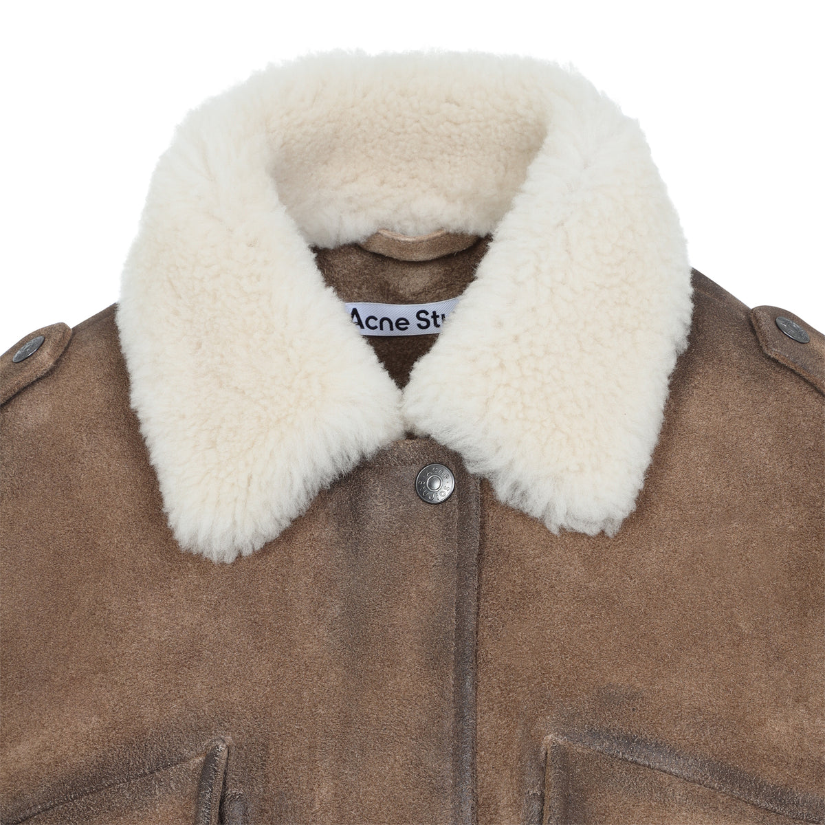 Acne Studios Leather Bomber Jacket Women ACNE STUDIOS