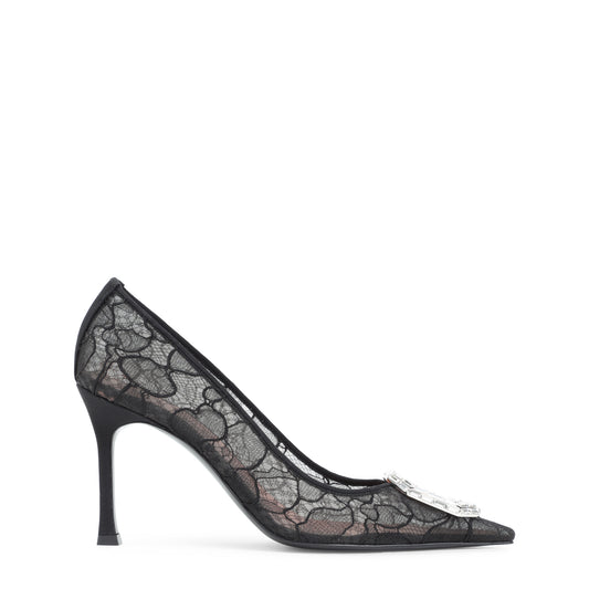 Amina Muaddi Camelia Lace Pump Women AMINA MUADDI