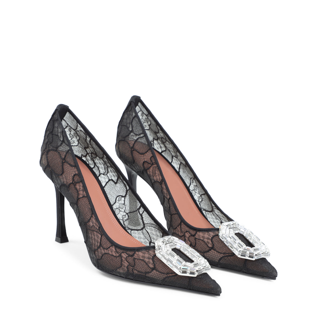 Amina Muaddi Camelia Lace Pump Women AMINA MUADDI