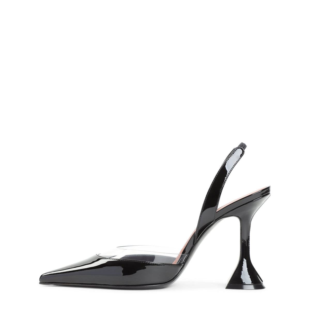 Amina Muaddi Lara Sling 95 Patent Pvc Women AMINA MUADDI