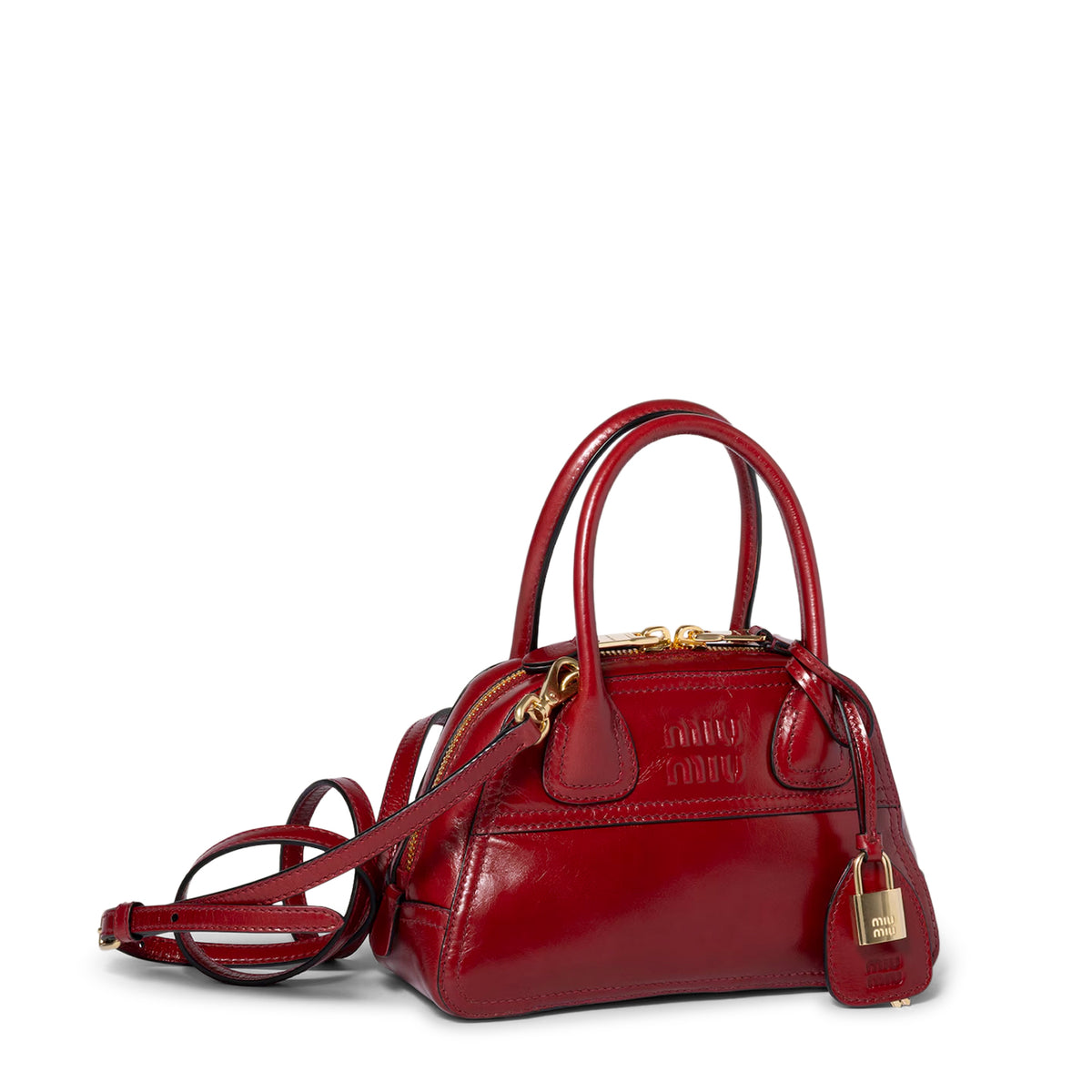 Miu Miu Vivant Leather Mini Bag Women MIU MIU