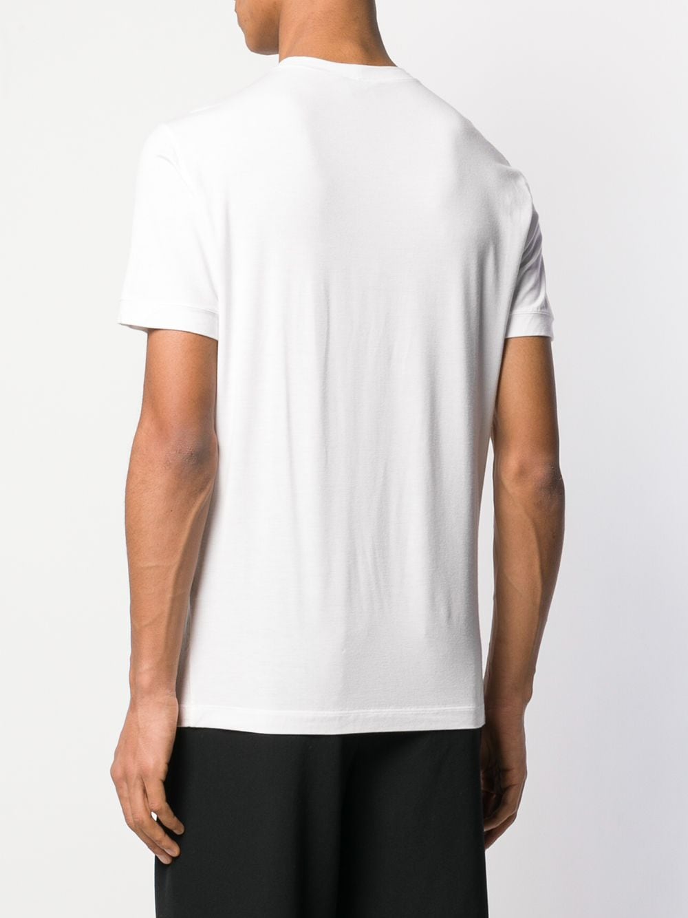 Giorgio Armani Men Stretch Viscose Jersey Crew Neck T-Shirt GIORGIO ARMANI