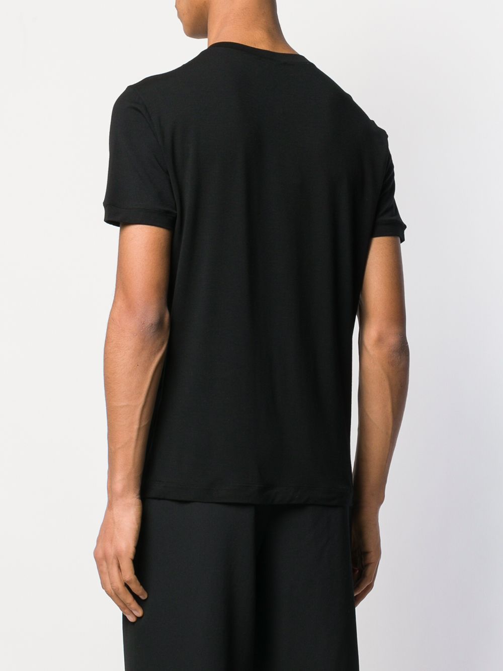 Giorgio Armani Men Stretch Viscose Jersey Crew Neck T-Shirt GIORGIO ARMANI
