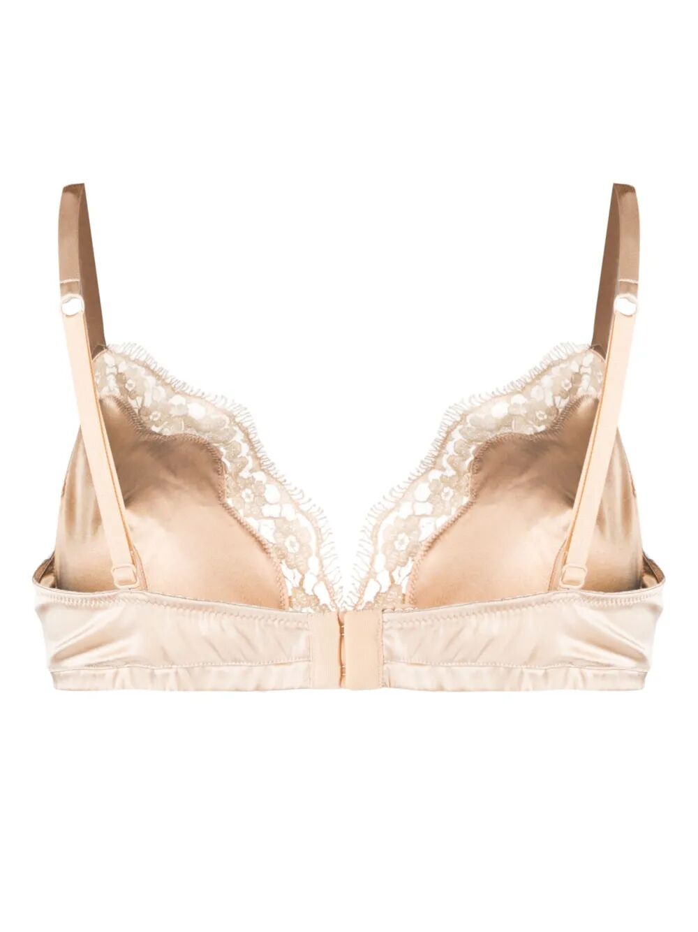 Dolce & Gabbana Women Soft-Cup Satin Bra With Lace Detailing DOLCE & GABBANA