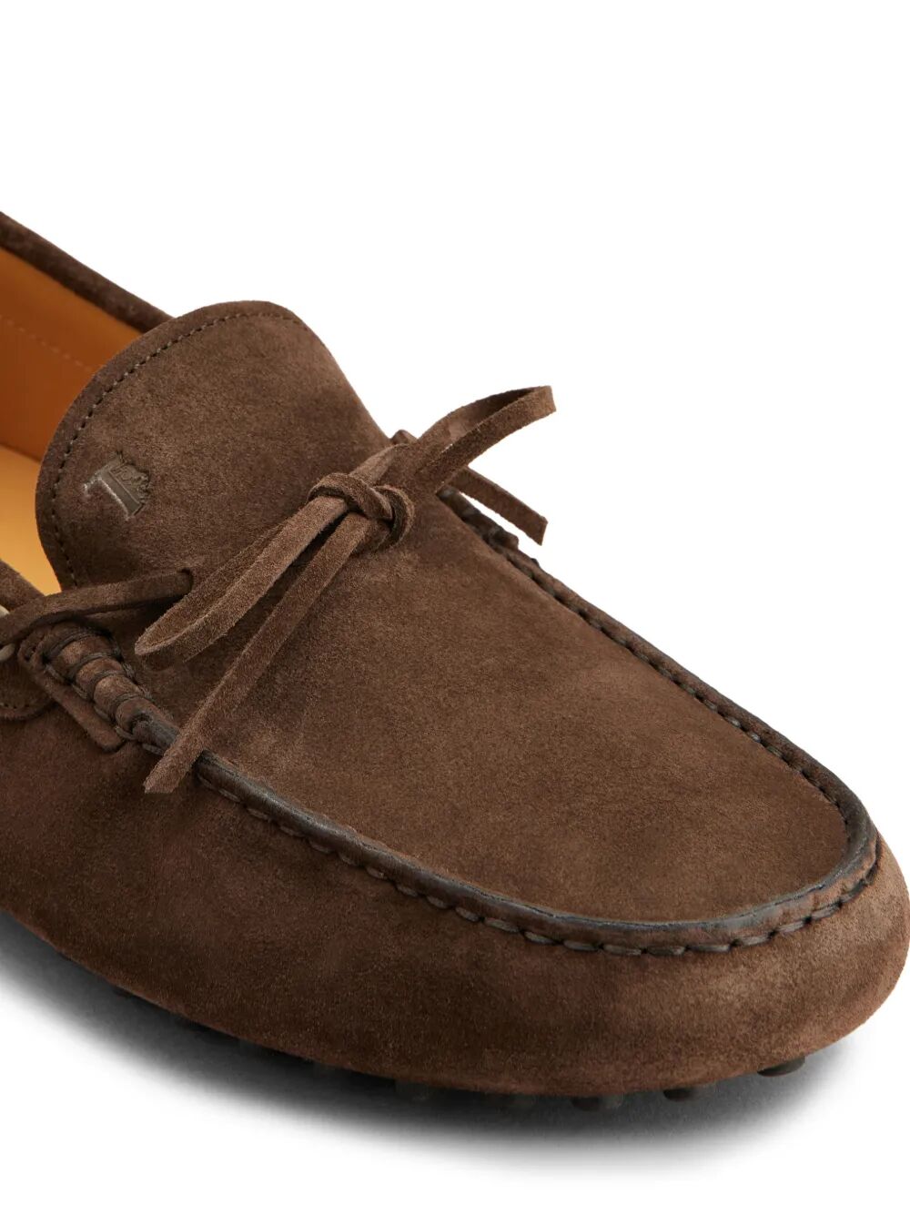 Tod's Men Gommino Suede Loafers With Lace TOD'S