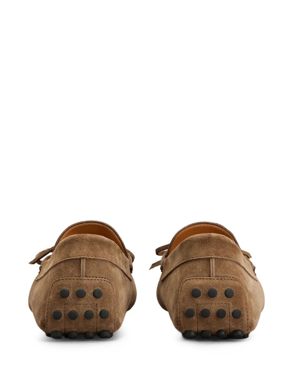 Tod's Men Gommino Suede Loafers With Lace TOD'S